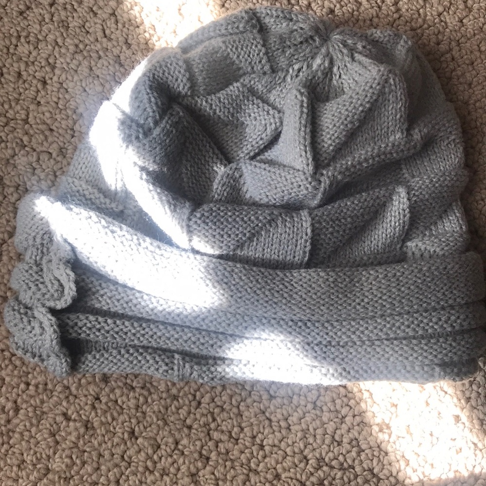 Gray beanie